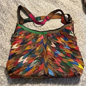 AmeriLeather multi color purse